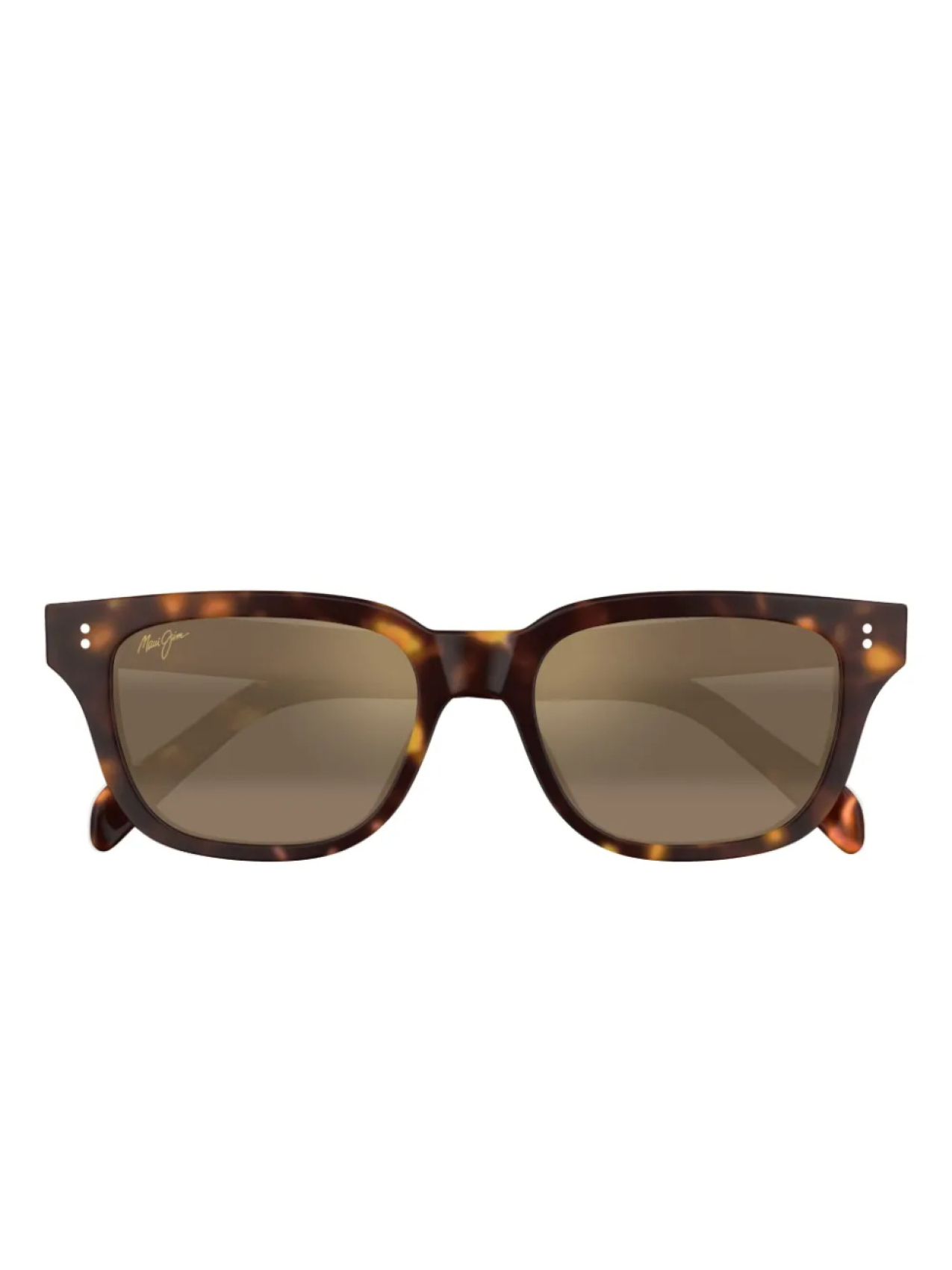 

Солнцезащитные очки Maui Jim Likeke в квадратной оправе из черепаховой кожи, коричневый
