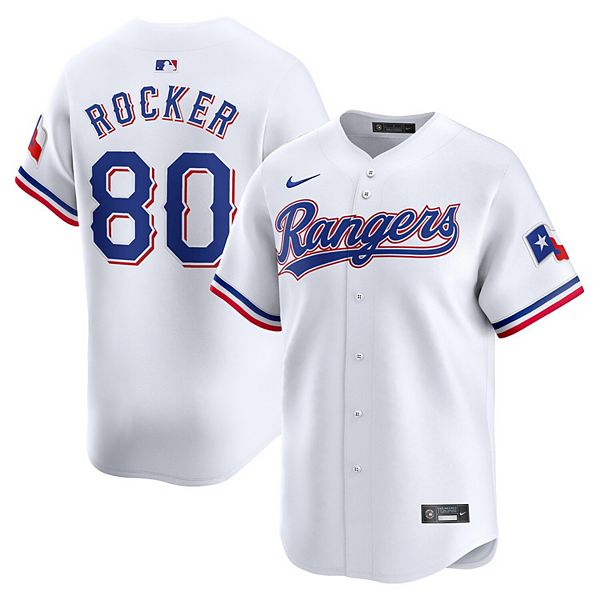 

Мужская бейсболка Kumar Rocker Texas Rangers Home Limited Nike