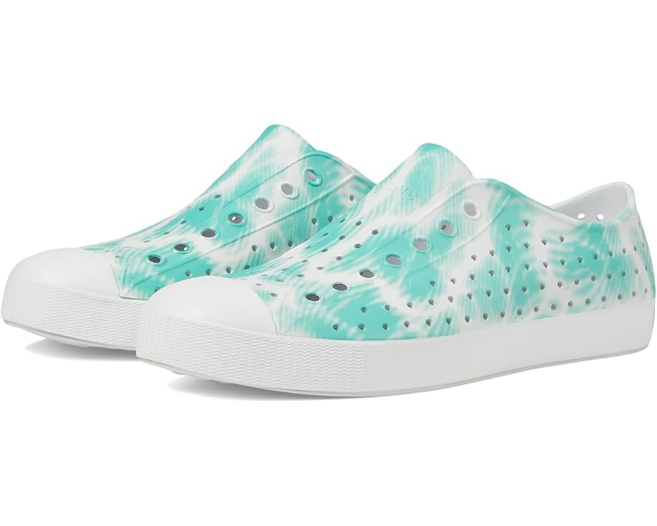 

Кроссовки Native Shoes Jefferson Bloom Print, цвет Shell White/Shell White/Ocean Waves