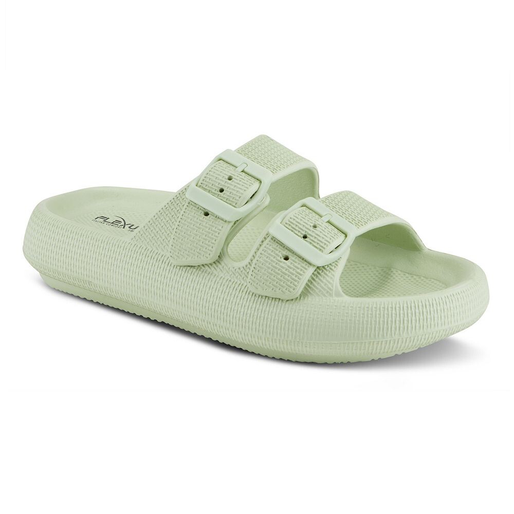 Женские шлепанцы Flexus by Spring Step Bubbles, цвет Light Green