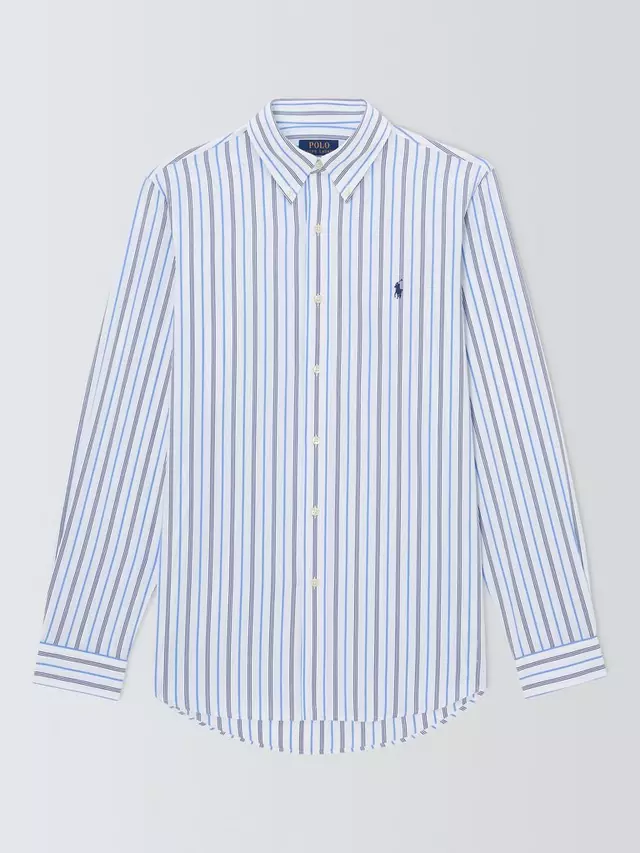 

Рубашка Ralph Lauren Polo Ralph Lauren Stripe, цвет white/bluemulti