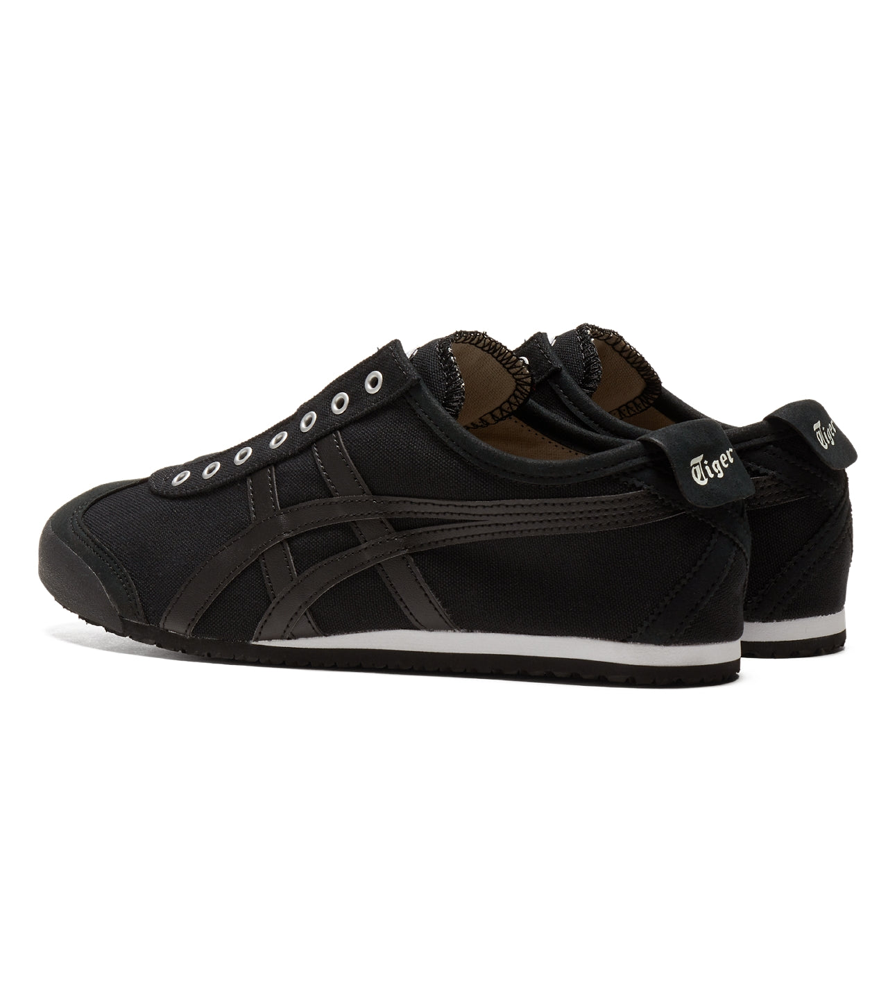 Слипоны Onitsuka Tiger Mexico 66, цвет «черный» — фото 4