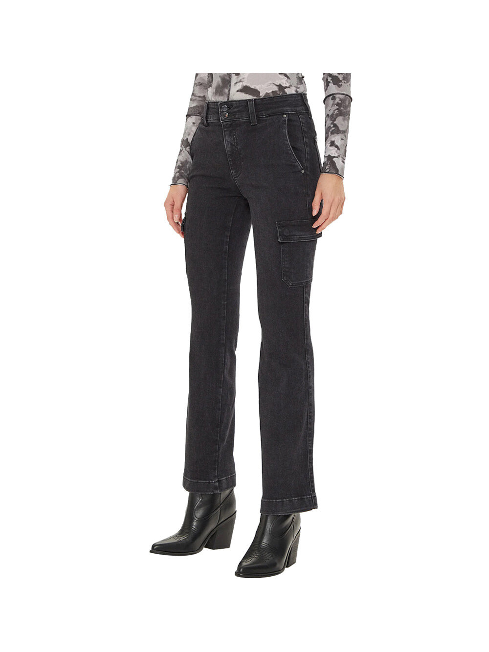 

Черные женские джинсы Guess