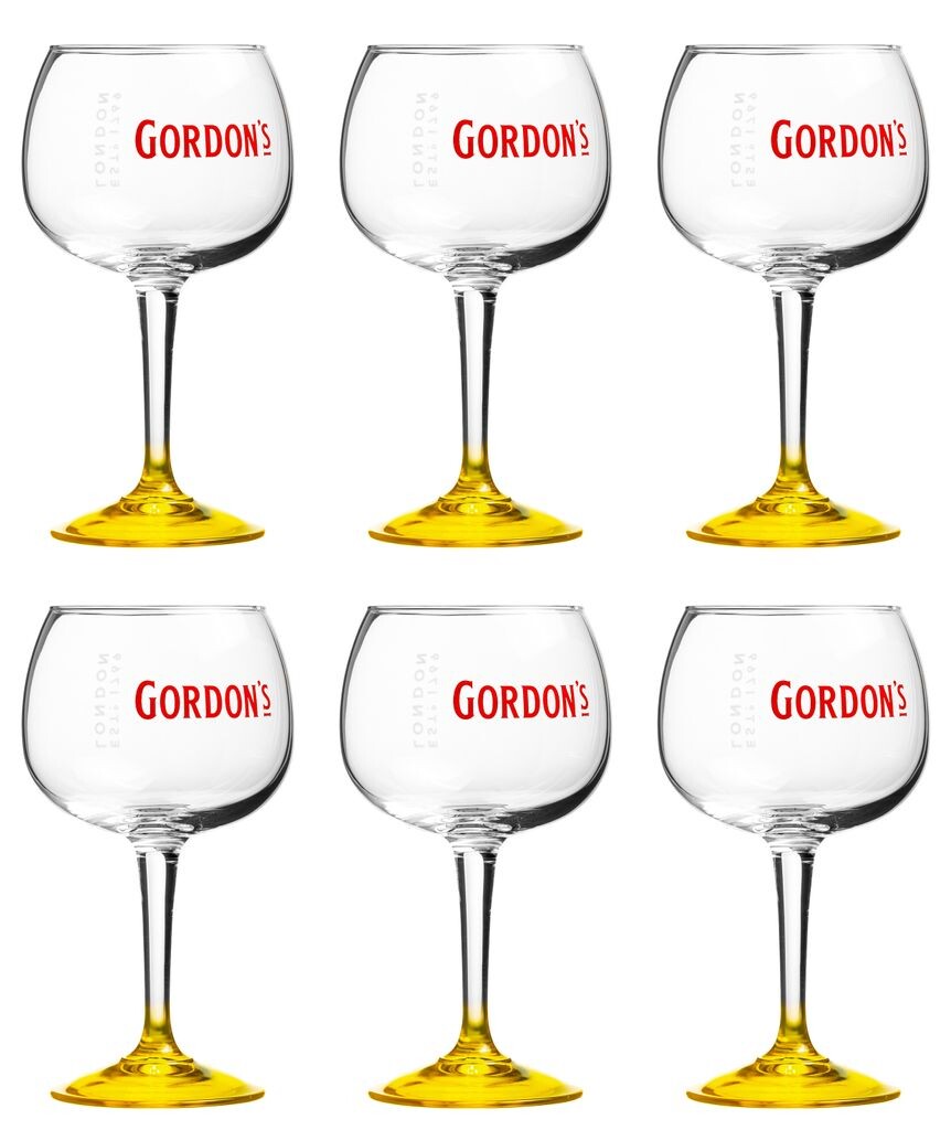 

Бокалы для джин-тоника Gordon's Лимон - 6 шт Gordons, прозрачный