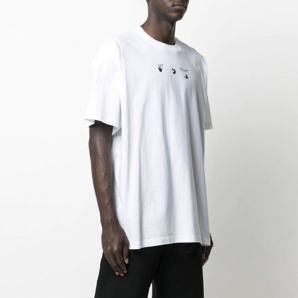 Футболка ss21 alphabet printing short sleeve loose fit white Off-White, белый — фото 4