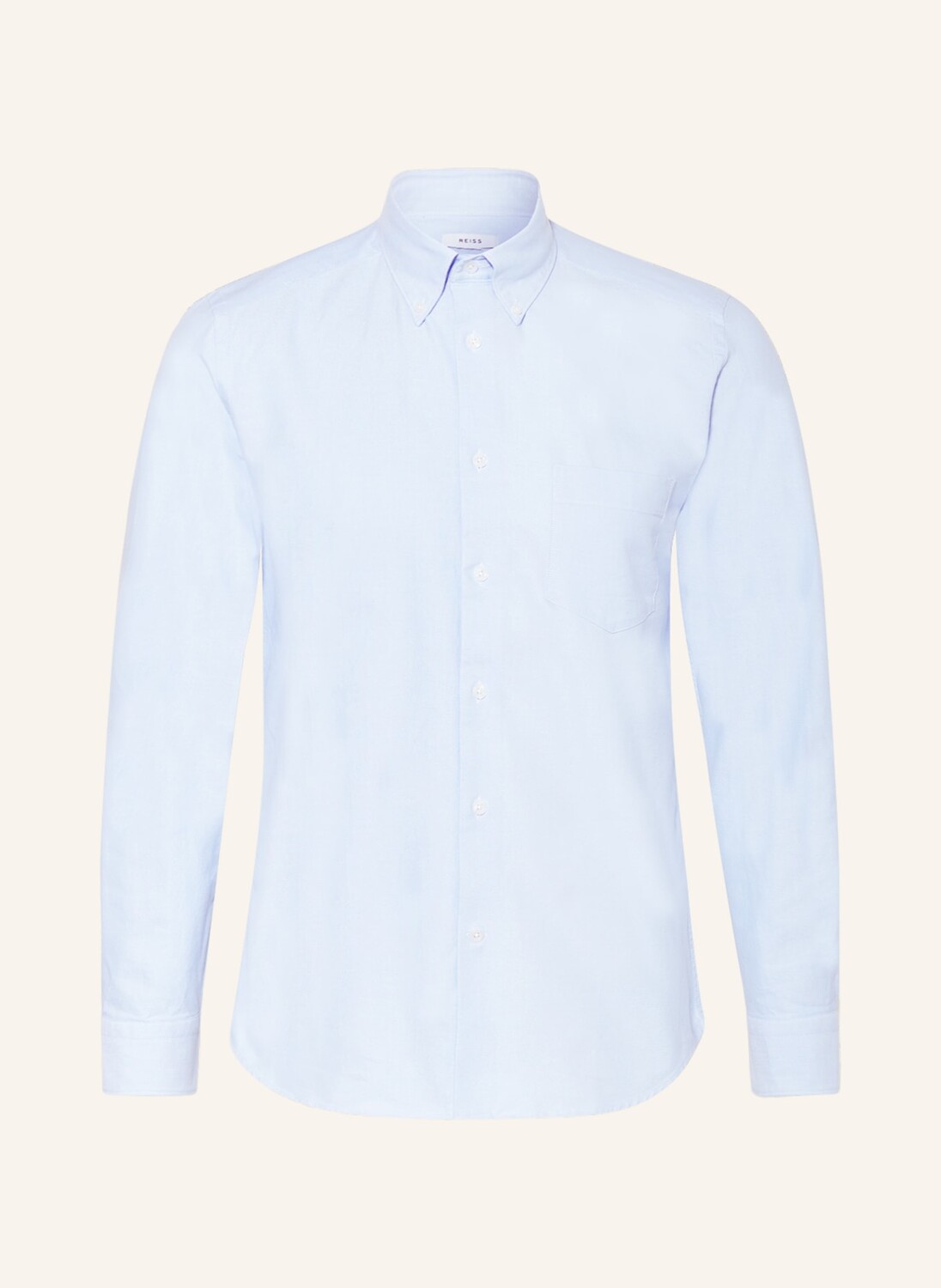 

Рубашка REISS GREENWICH Slim Fit, светло-синий