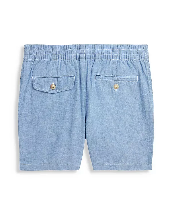 Хлопковые шорты из шамбре - для детей постарше Ralph Lauren, Chambray — фото 2