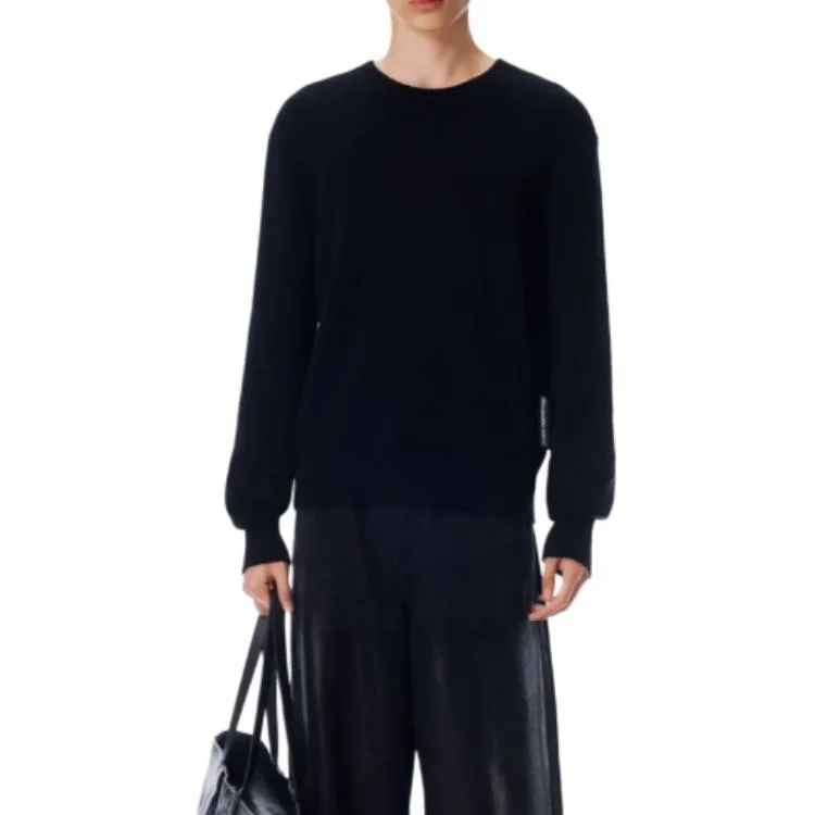 SS26 Knitwear мужской Alexander Wang, черный — фото 3