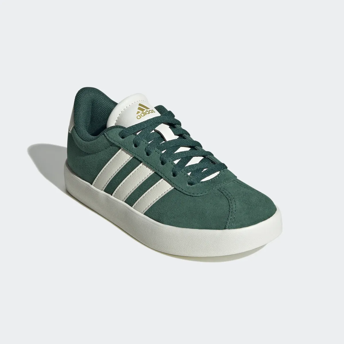 

Кроссовки Adidas Sportswear "VL COURT 3.0 KIDS", вдохновленные дизайном Adidas Samba, зеленый