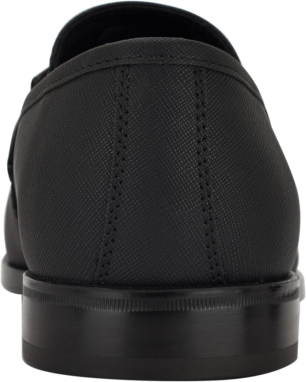 Мужские лоферы Guess Hollas, Black Saffiano Texture 001 — фото 3