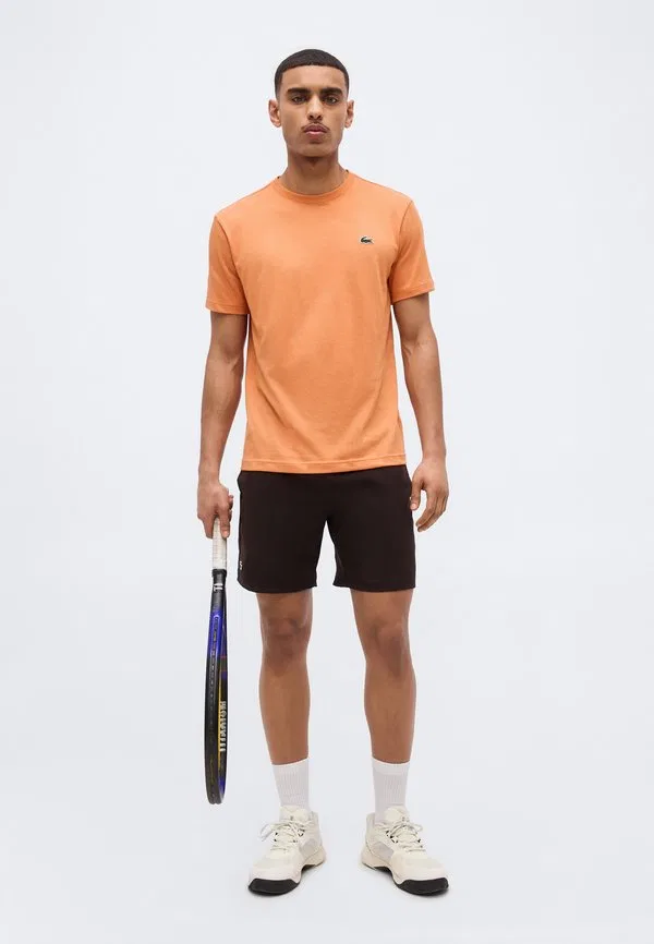 Теннисные короткие спортивные шорты для тура Lacoste Sport, Dark Brown — фото 2
