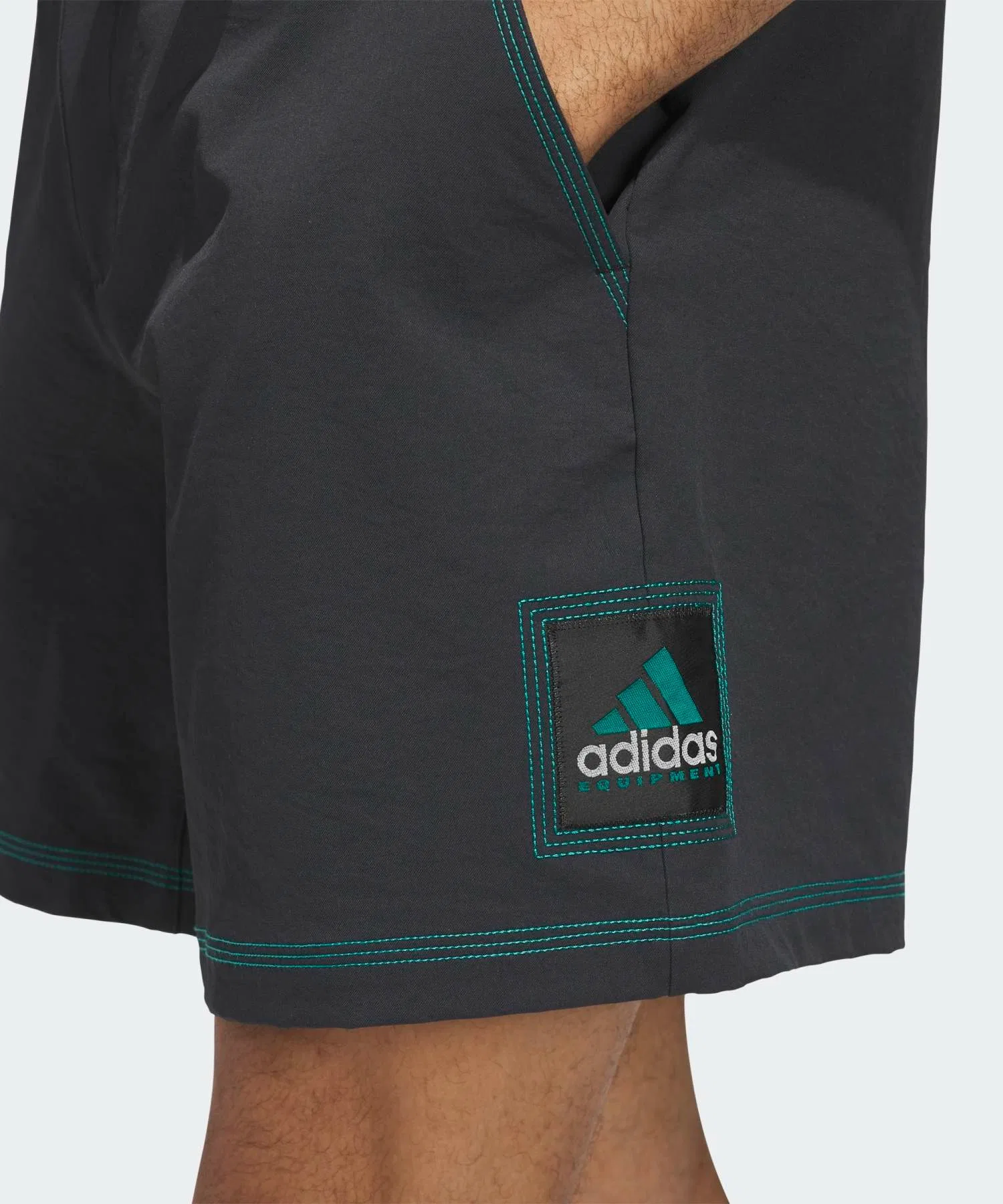 Мужские шорты для гольфа adidas EQT чёрные — фото 3