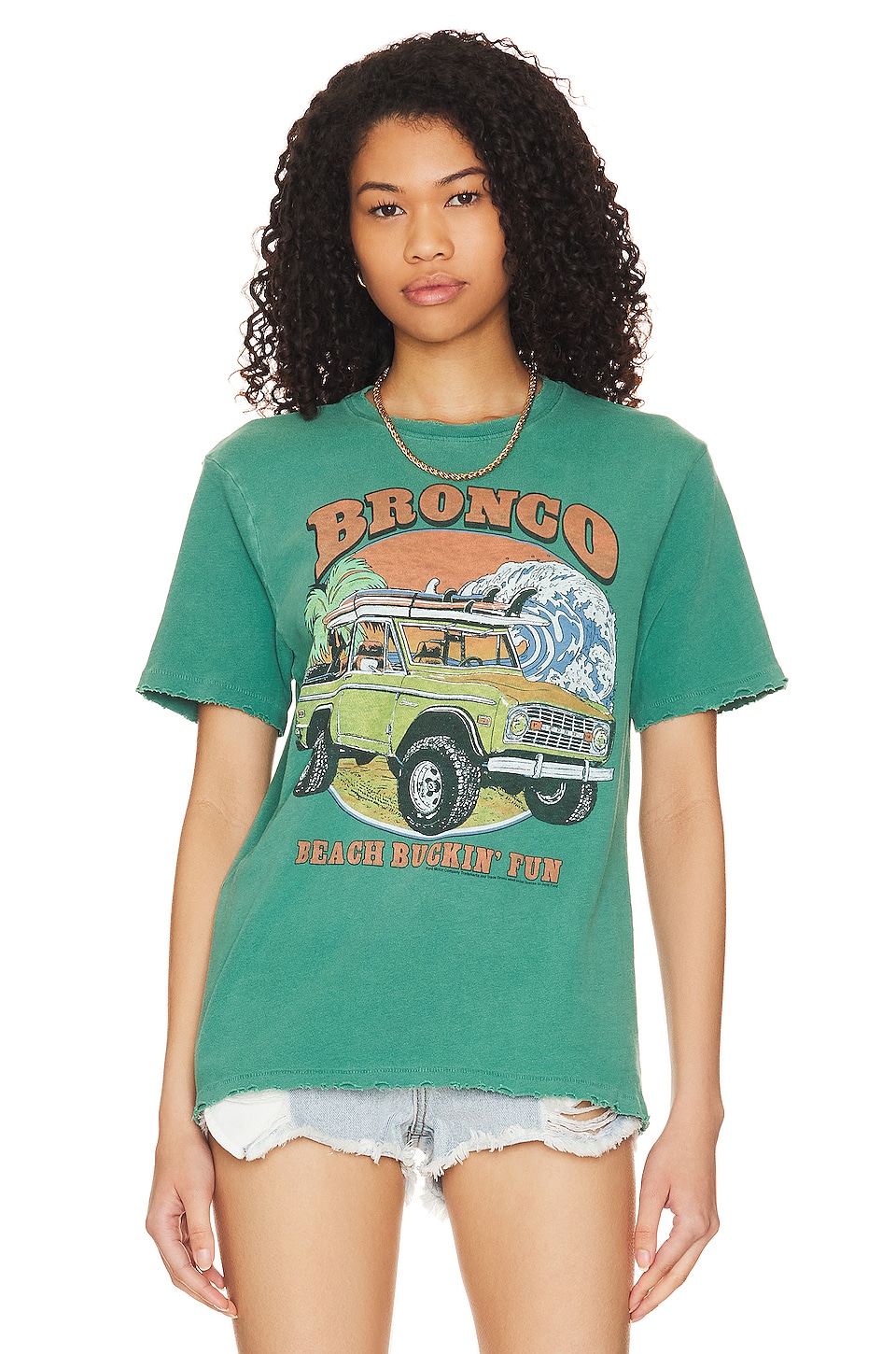 

Футболка bronco beach Junk Food, цвет columbia