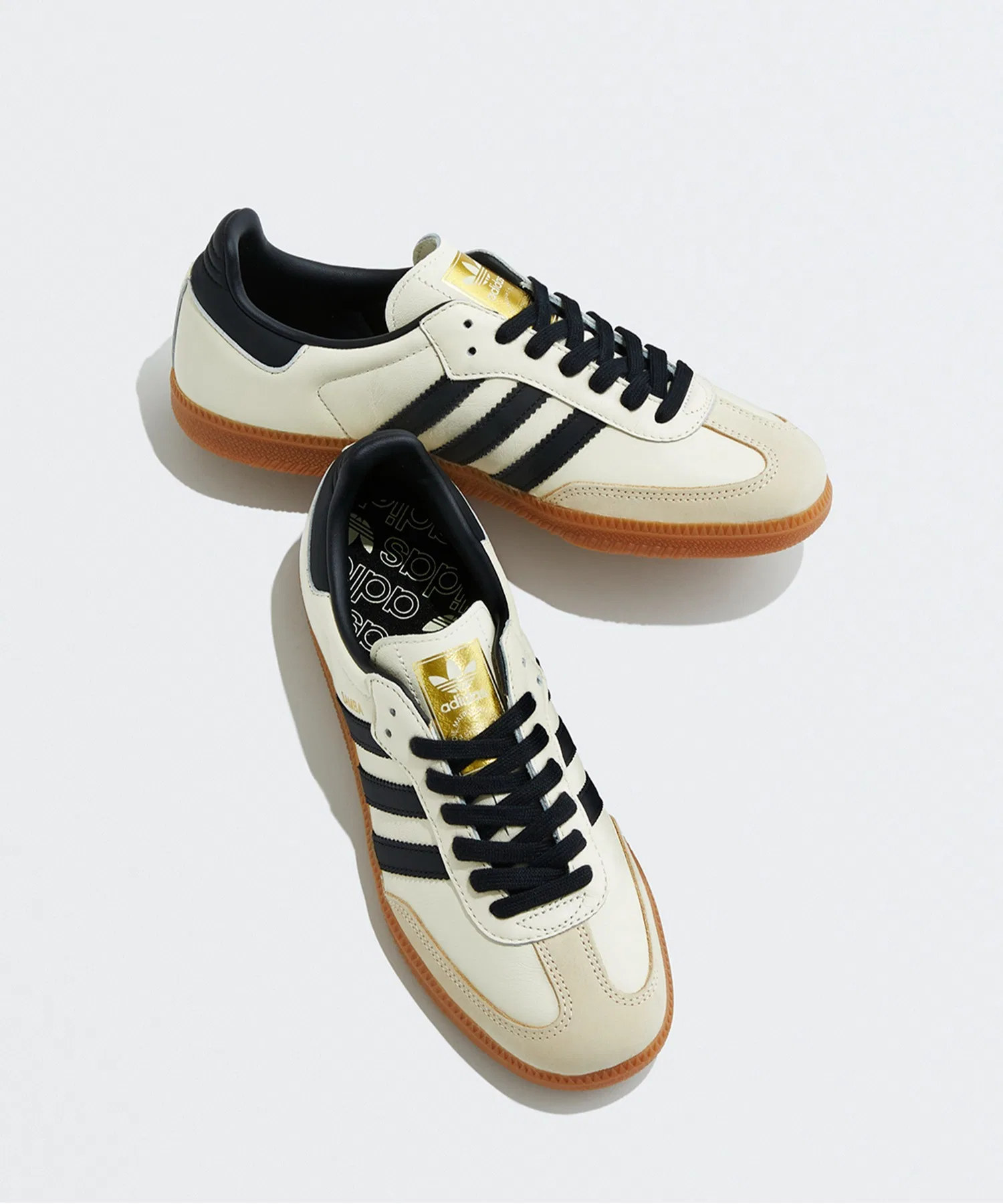 Унисекс кроссовки Samba OG из натуральной кожи adidas красные — фото 2