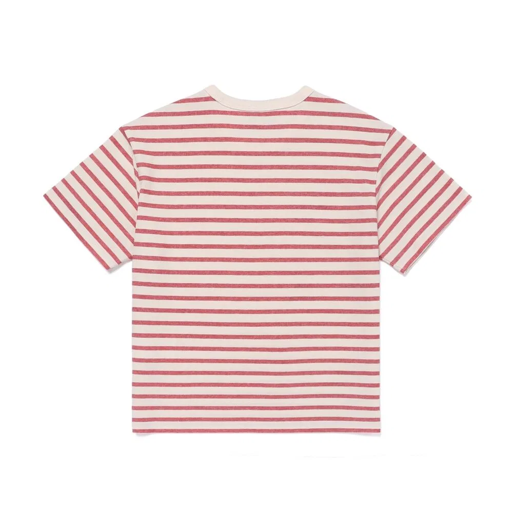 Детская футболка Sorona в полоску красная от Snowpeak Apparel Kids — фото 3