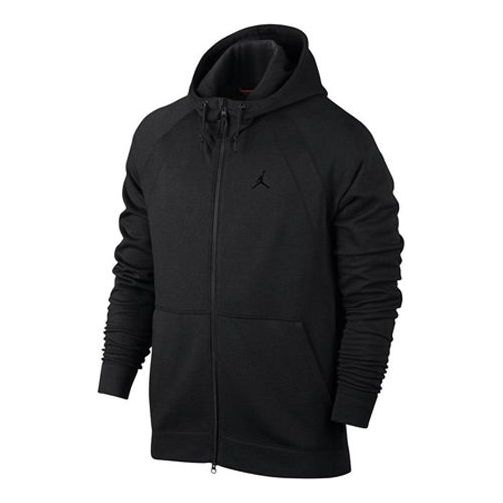 

Толстовка Men's Air Jordan Hooded Knit Sports Black Jacket, черный