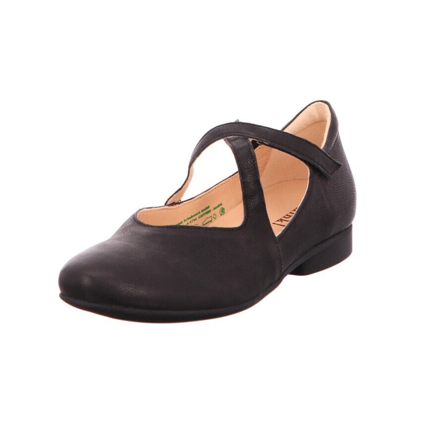 Балетки THINK! Ballet Flats with Strap, темно-коричневый