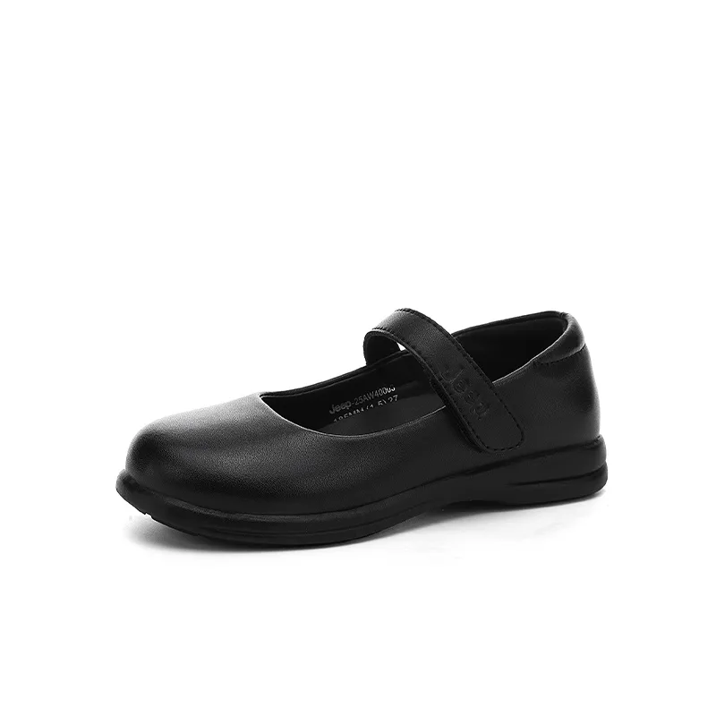 Детские кожаные туфли Pre school Jeep, черный patent leather — фото 4