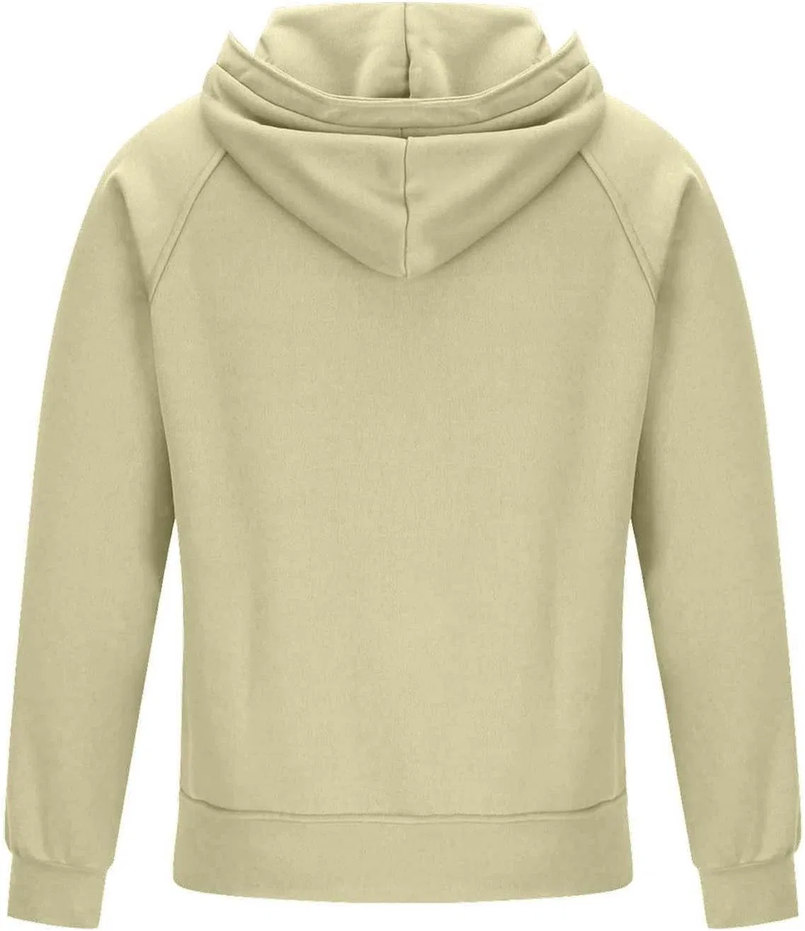 Толстовка на молнии с капюшоном, флисовая, мальчиковая, Beige — фото 4