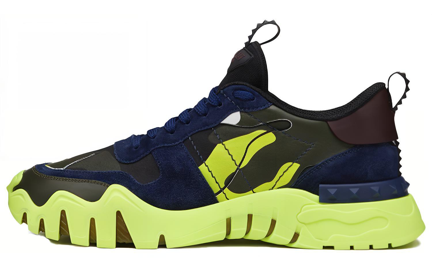 

Valentino Кроссовки Rockrunner Plus 'Camo - Yellow'