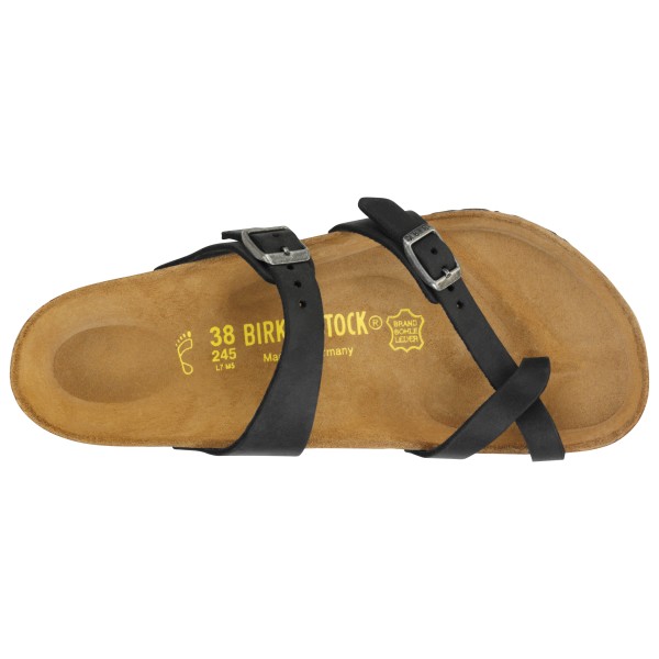 Сандалии Birkenstock Mayari Oiled Leather, черный — фото 2