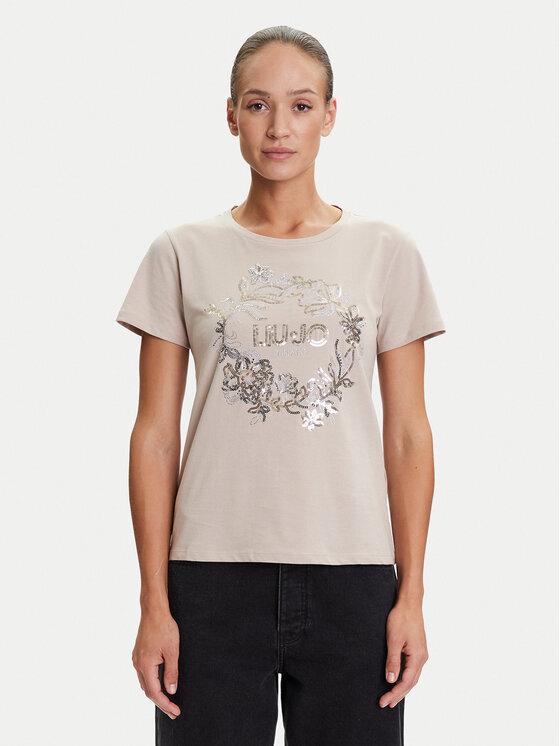 

Футболка regular fit TF5162 JS923 Liu Jo Sport, бежевый