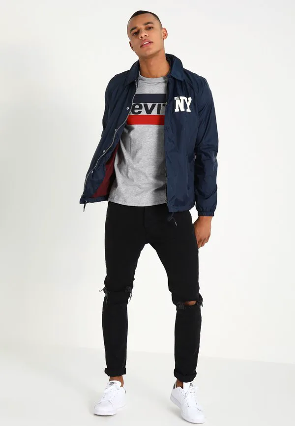 Футболка с графическим принтом в спортивном стиле Levi'S, Grey Heather — фото 2