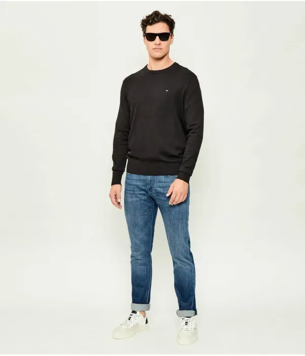 Свитер regular fit Tommy Hilfiger, черный — фото 2