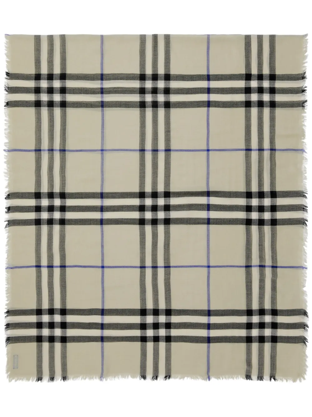 

Шерстяной шарф в клетку Vintage Check BURBERRY, нейтральный