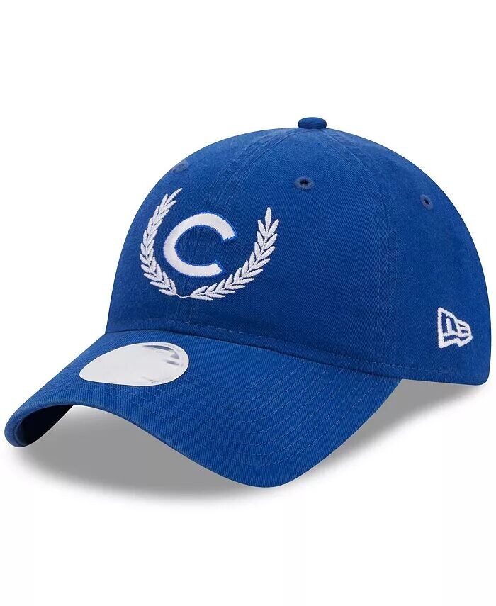 

Женская регулируемая кепка Royal Chicago Cubs Leaves 9TWENTY New Era, синий