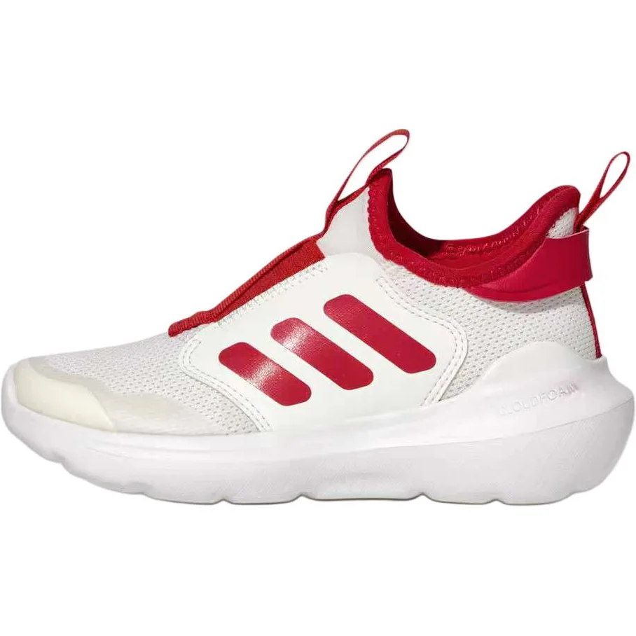 Adidas TENSAUR низкие детские повседневные кроссовки бело-красные для детей 3-7 лет