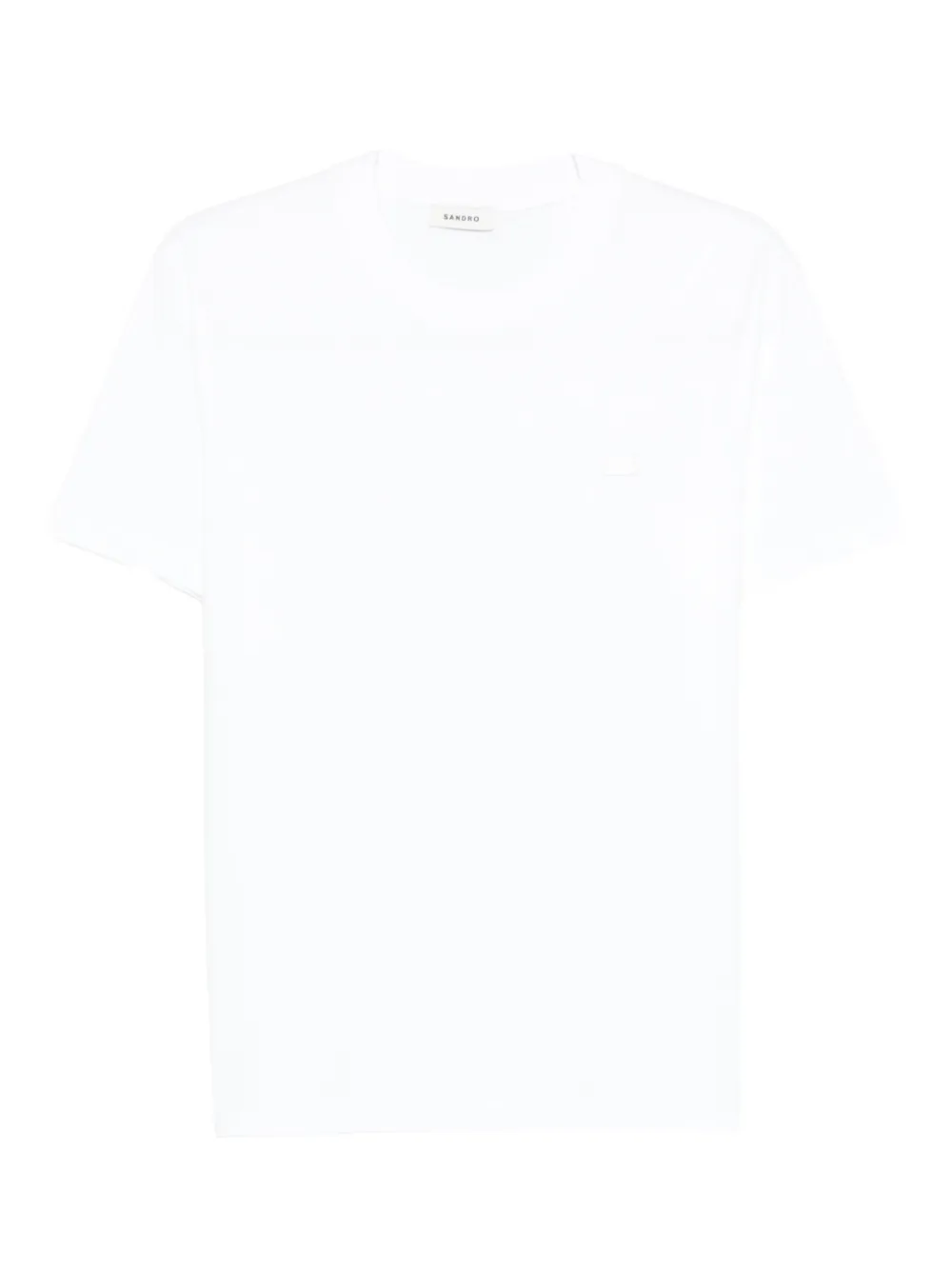

Футболка с нашивкой-логотипом Sandro, белый