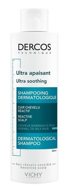 

Vichy Dercos Ultrakojący шампунь для жирных волос, 200 ml