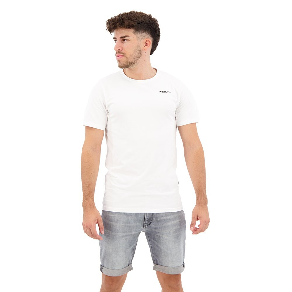 

Футболка с коротким рукавом G-Star Slim Base, белый