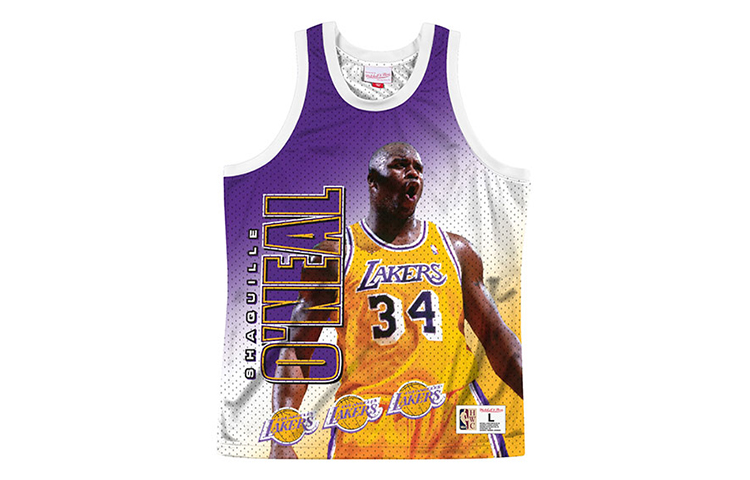 

Баскетбольная майка Mitchell & Ness Unisex Mitchell Ness, желтая