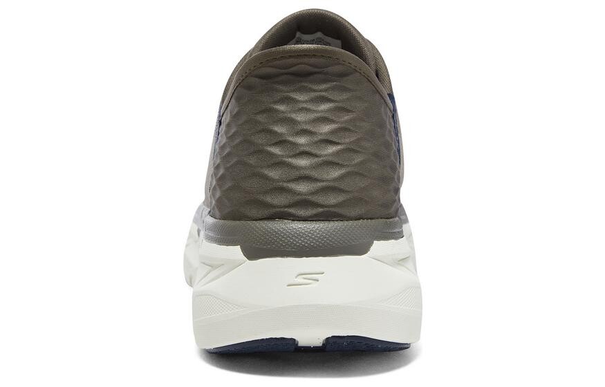 Кроссовки для бега Max Cushioning для мужчин с низким верхом коричневого цвета Skechers — фото 4