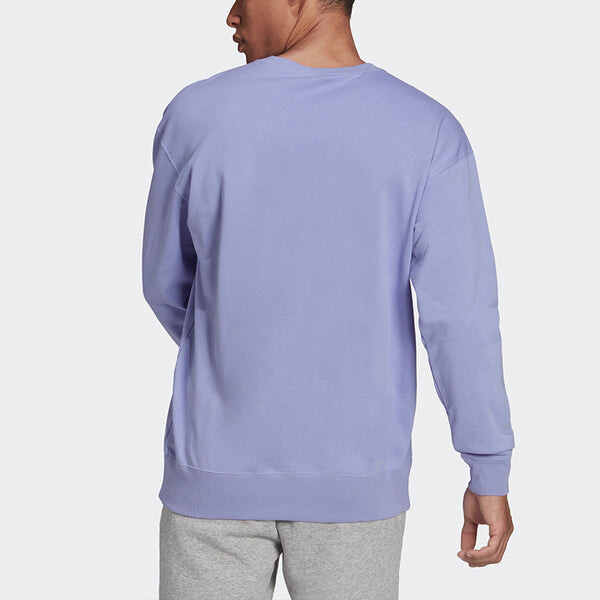 Толстовка Men's adidas Fv Swt Sports Round Neck Pullover Light Purple, фиолетовый — фото 3