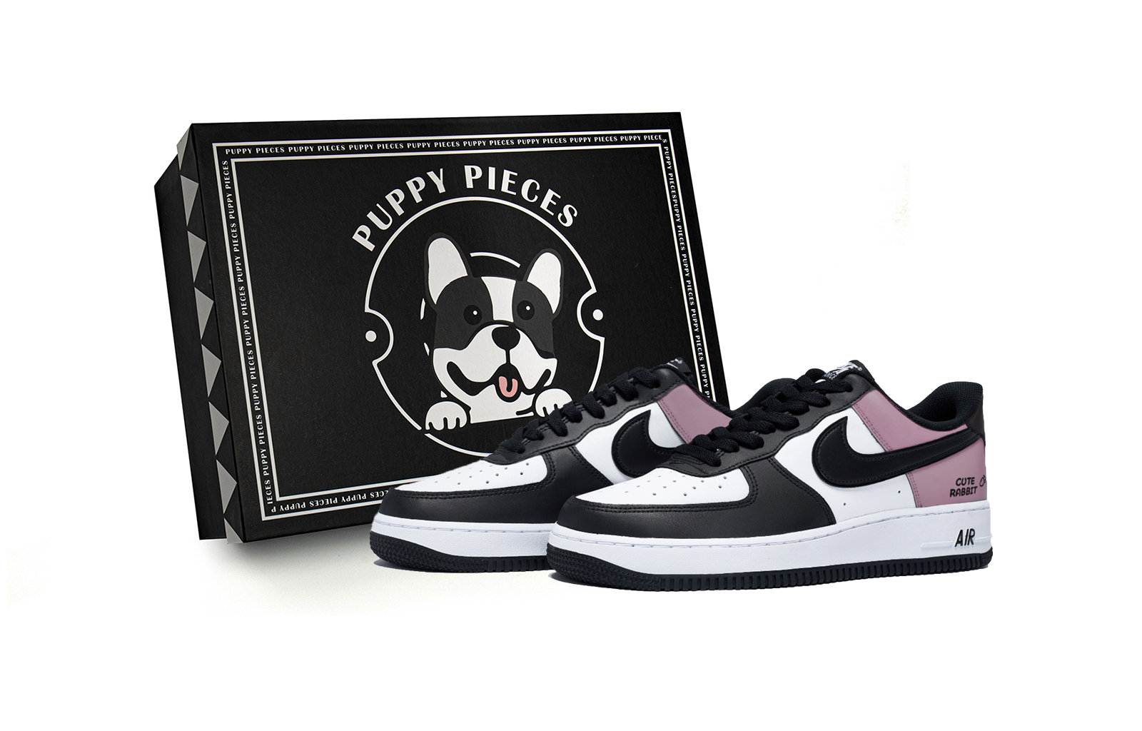 

Nike Кроссовки Air Force 1 цвета редьки и малины, в комплекте специальная коробка для обуви, нескользящие низкие кроссовки для скейтбординга, мужские, белые, розовые