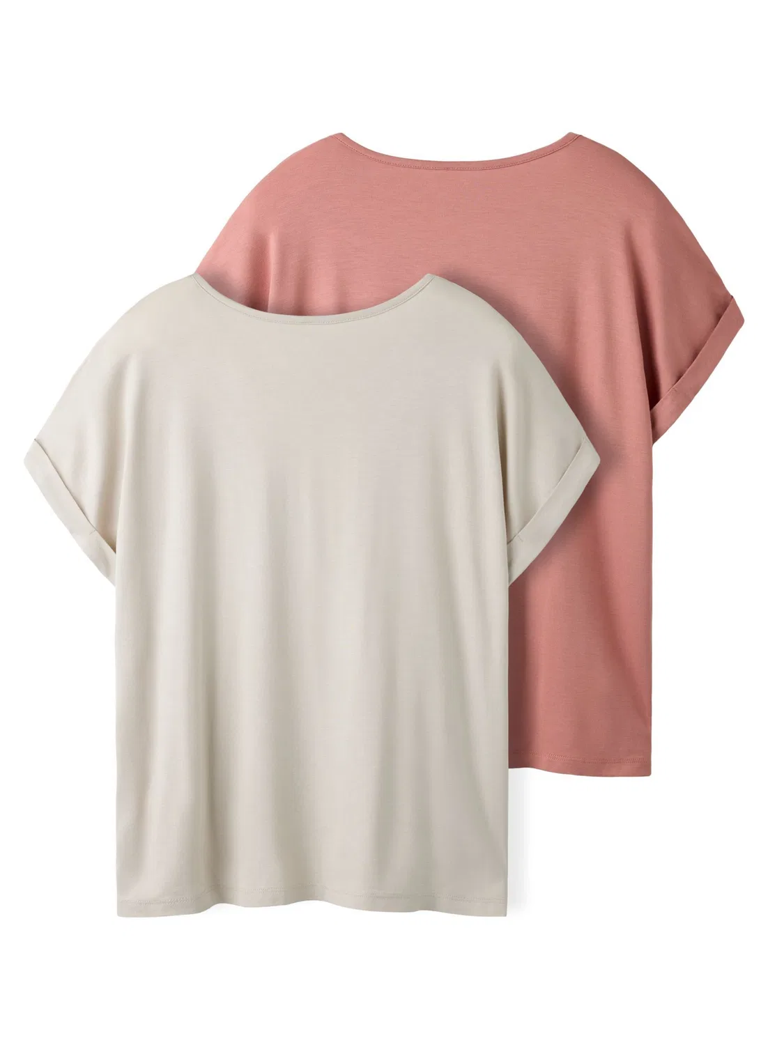 Футболка Two Soon, Light Grey/Dusky Pink — фото 2