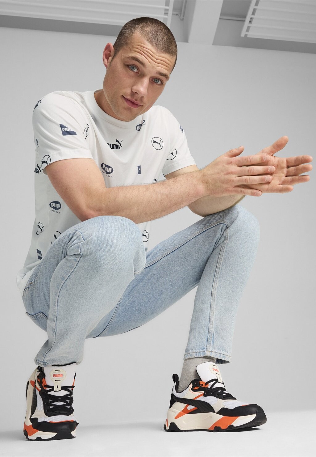 

Футболка с принтом POWER Puma, белый