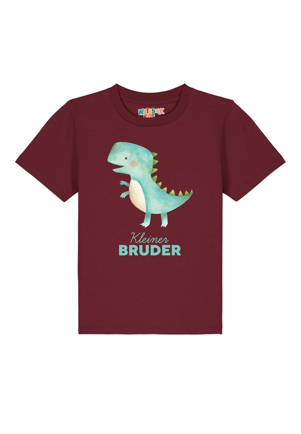 

Футболка с принтом DINOSAURIER 03 KLEINER BRUDER Watapparel, цвет burgundy