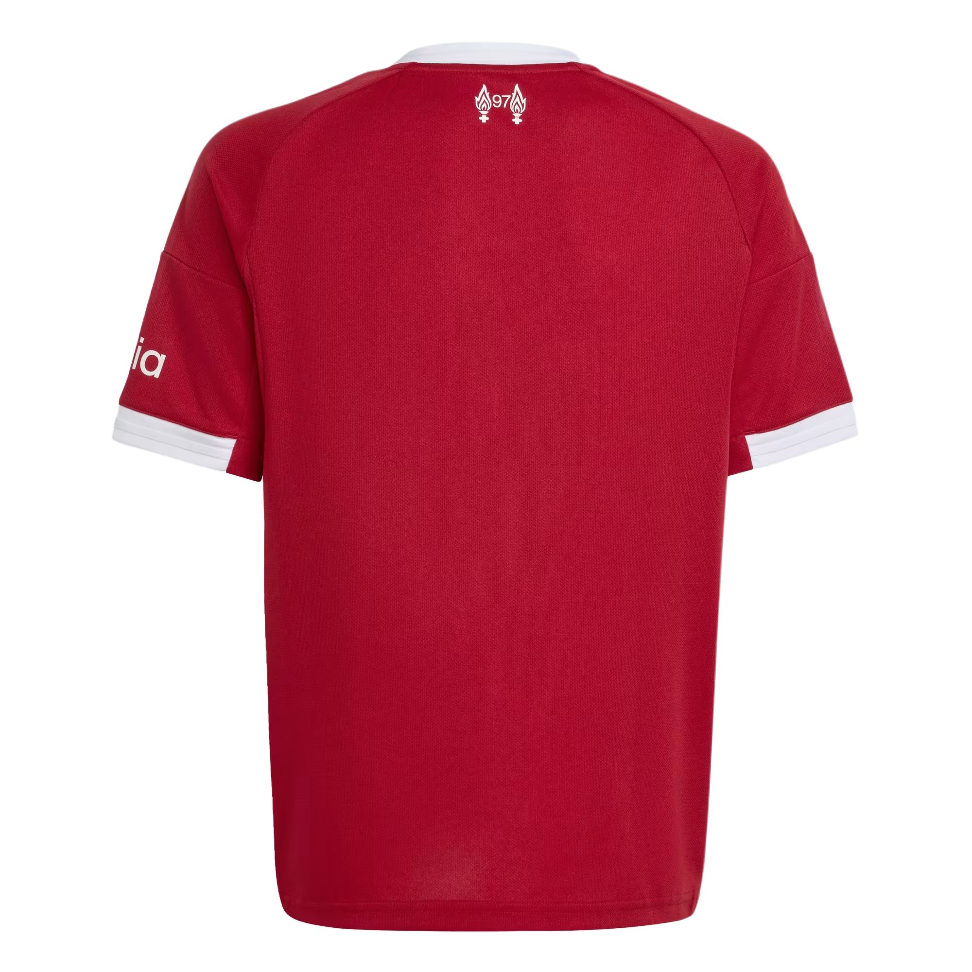 Футболка Aeroready Liverpool FC 25/26 домашняя детская Adidas, красный — фото 2