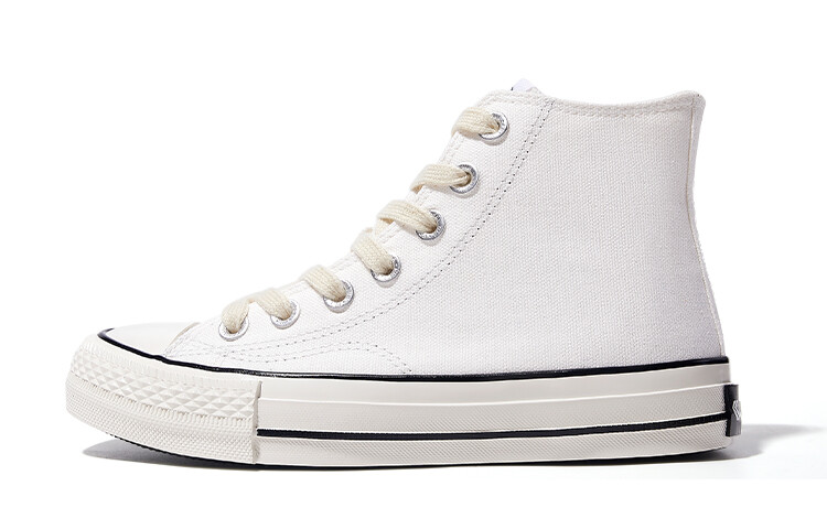 

Кеды унисекс высокие белые Feiyue