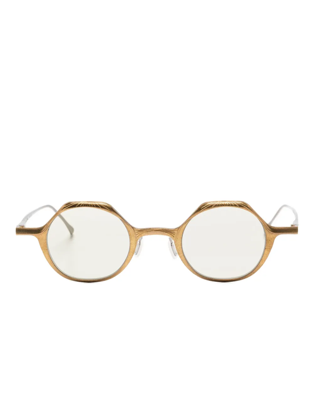 

Солнцезащитные очки с геометрической оправой Rigards, коричневый