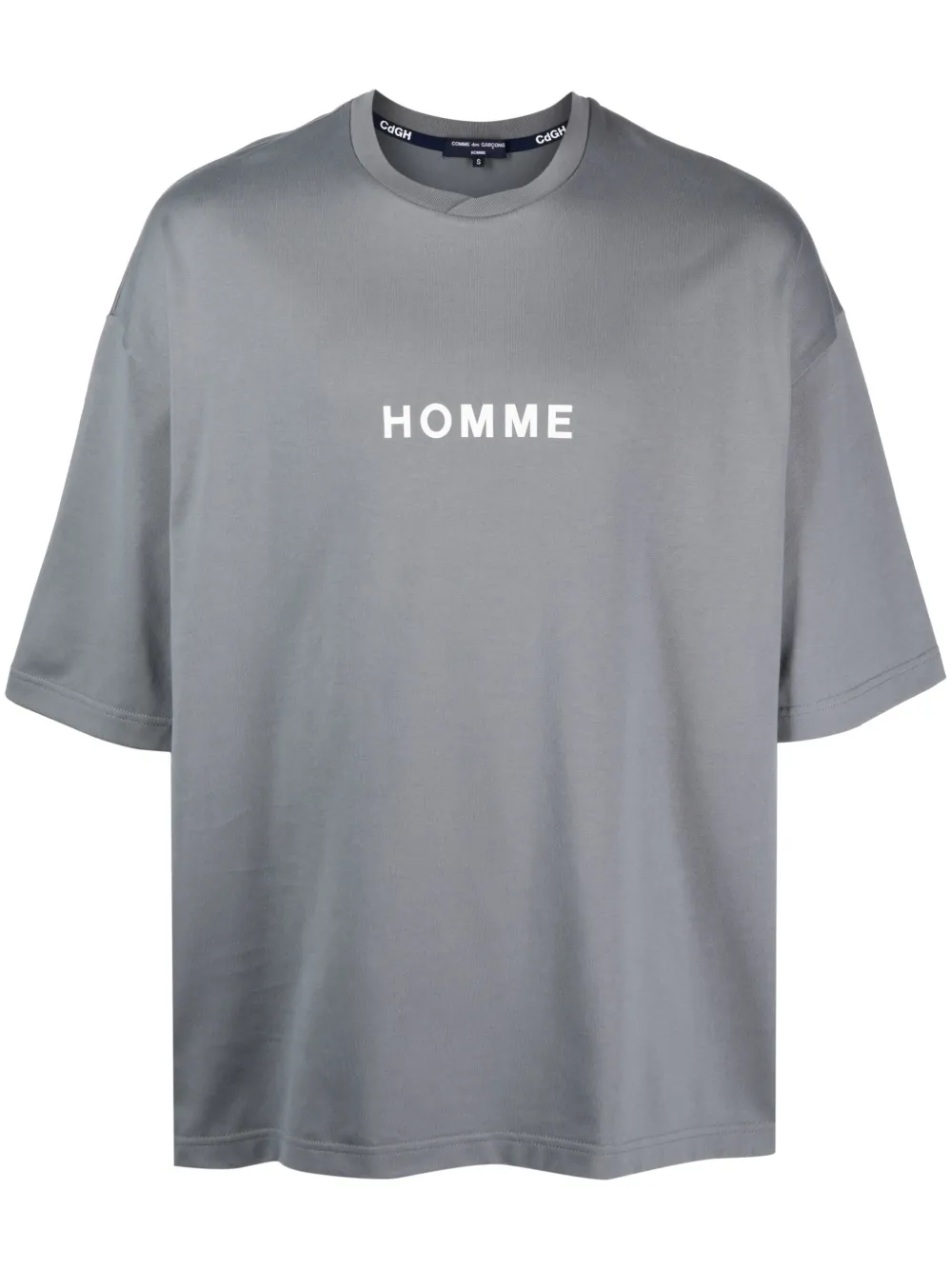 

Футболка с логотипом Comme des Garçons Homme, серый