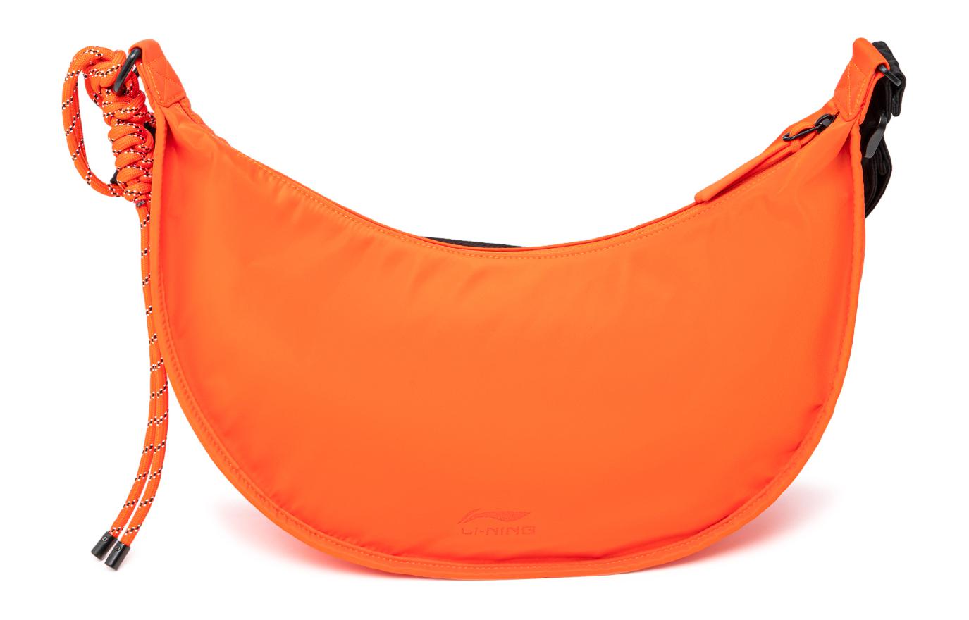 

LiNing Спортивная коллекция Life Ткань с нейлоном Рюкзак, Сумка через плечо, Кроссбод Регулярный Унисекс Тонг Оранж, Яркий оранжевый