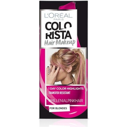

L'Oreal Colorista Hair Makeup Временная краска для волос #Milleennialpinkhair 30 мл.