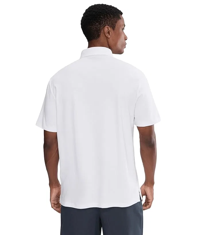 Поло Classic Fit Soft Cotton Polo Ralph Lauren, White — фото 4