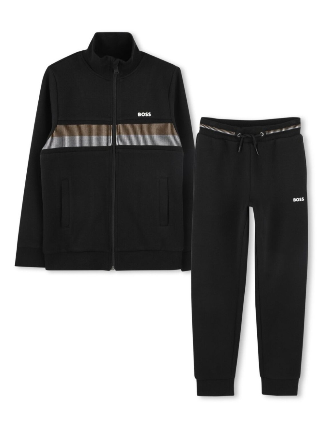 

Спортивный костюм с логотипом BOSS Kidswear, черный