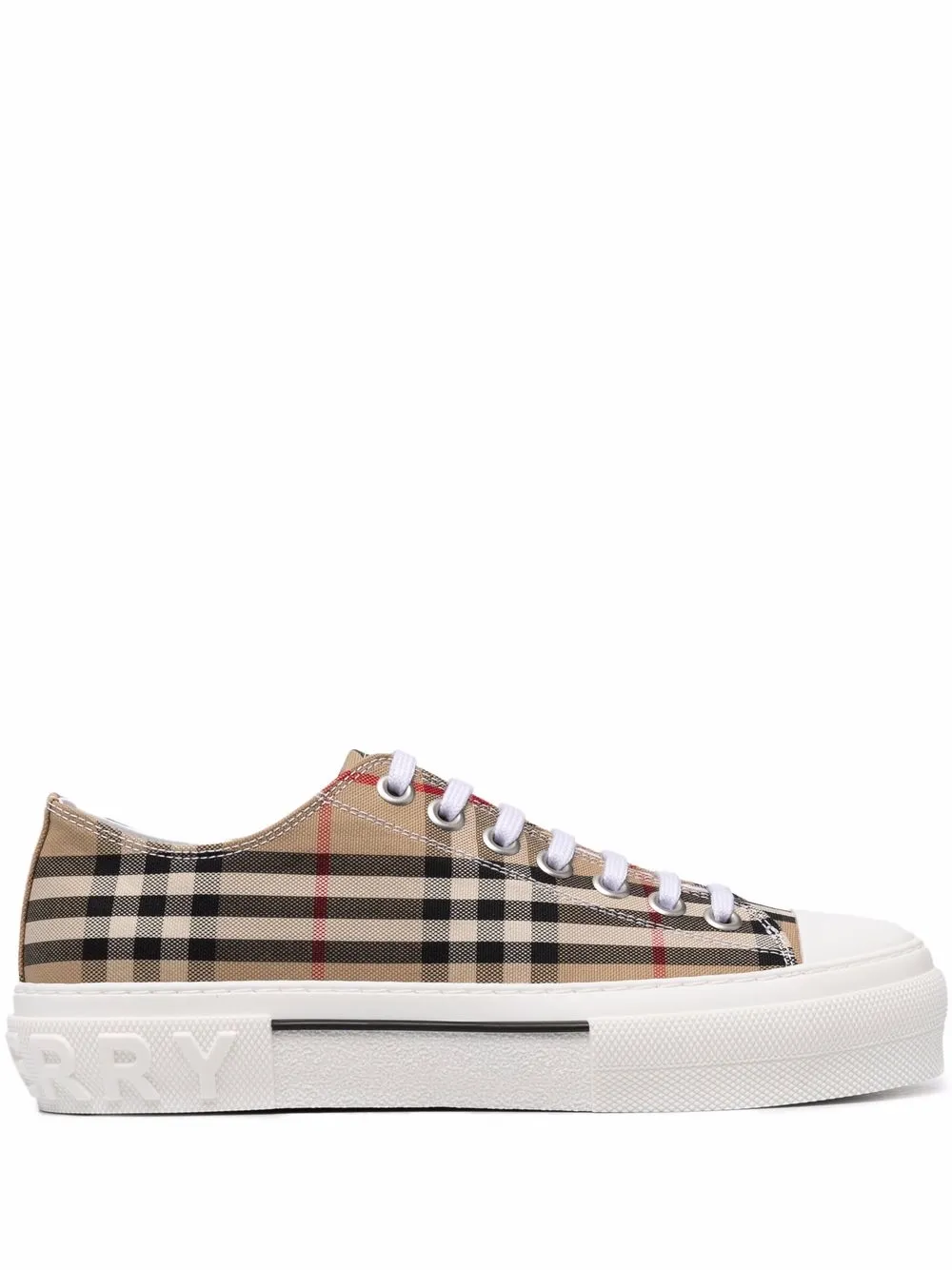 

Кроссовки в клетку Vintage Check BURBERRY, нейтральный